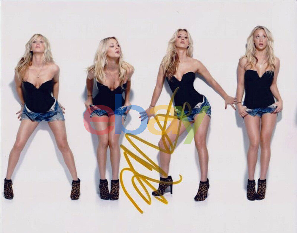 KALEY CUOCO SIGNED 8X10 AUTOGRAPHED Photo Poster painting reprint (2)
