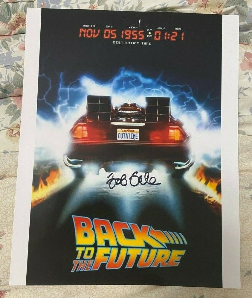 Bob Gale signed autographed back to the future 8x10 Photo Poster painting