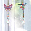 2pcs Diamond Painting Butterfly Hummingbird Suncatcher Hanging Ornament