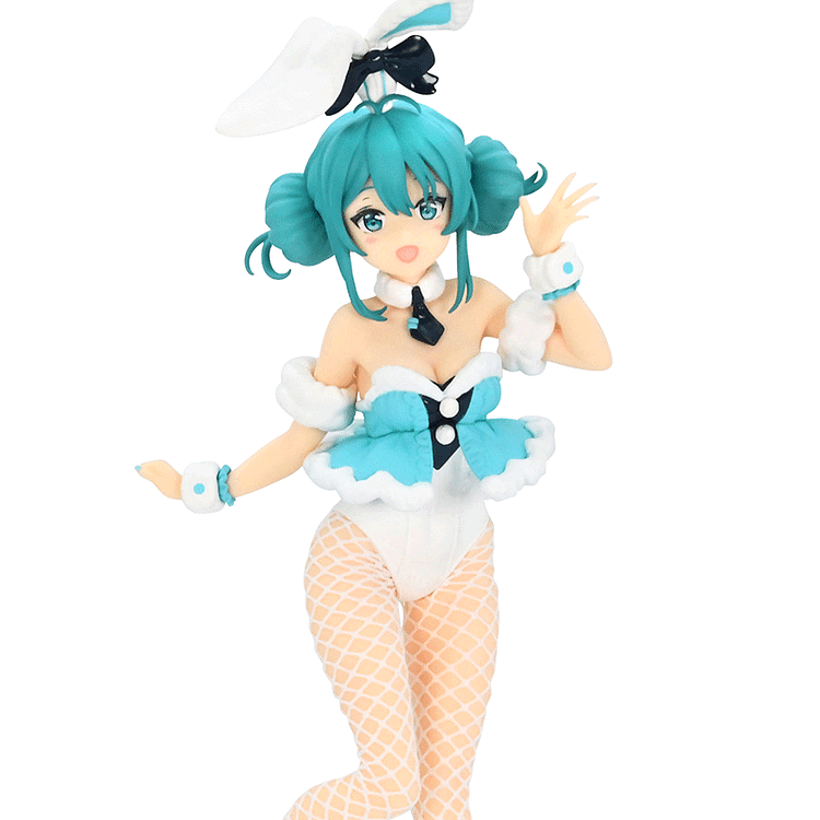 Vocaloid BiCute Bunnies Hatsune Miku (White Rabbit Ver.) Figure (Reissue)