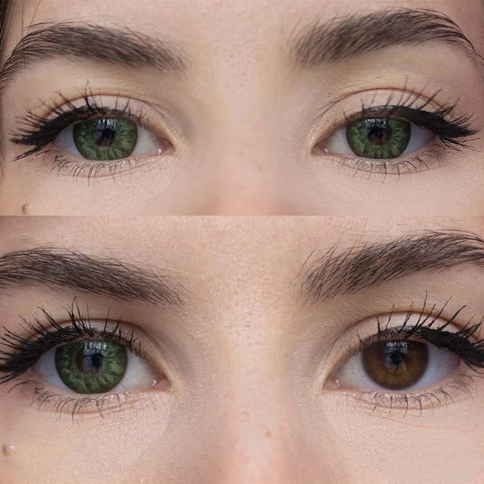 Heavenly Mint Green colored contacts lens