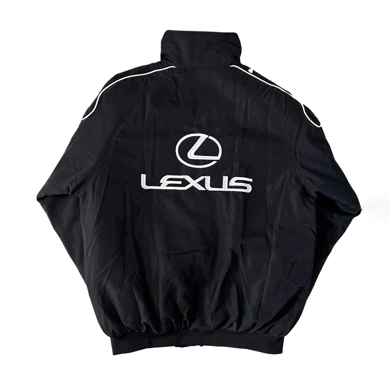 Unisex Racing Style Street Fashion Loose Racing Casual Print Jacket