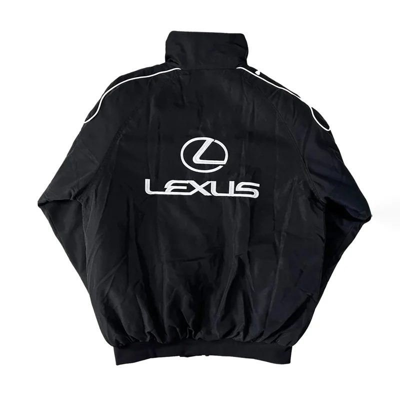 Unisex Racing Style Street Fashion Loose Racing Casual Print Jacket