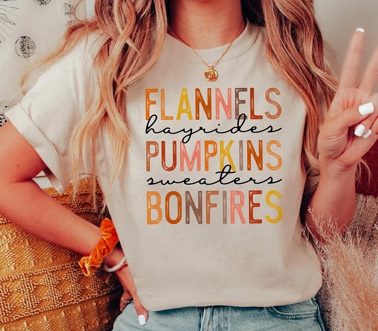 Pumpkin Fall Sweatshirt, Fall Shirt for Women Halloween Shirt, Flannel Pumpkin Patch Fall Crewneck, Cute Autumn Tee