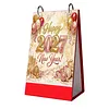 Sunflower Butterfly Diamond Art Monthly Flip Tabletop Calendar January 2027 - December 2027 Small Desktop Calendar Planner for Living Room Bedroom Office Desk Gift Giving