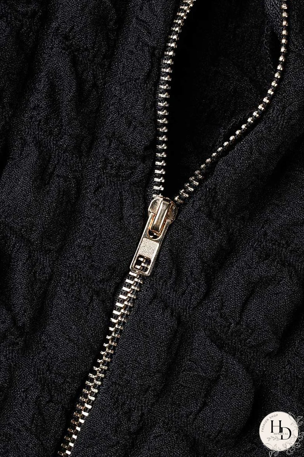 Black Casual Solid Patchwork Zipper Collar Skinny Jumpsuits