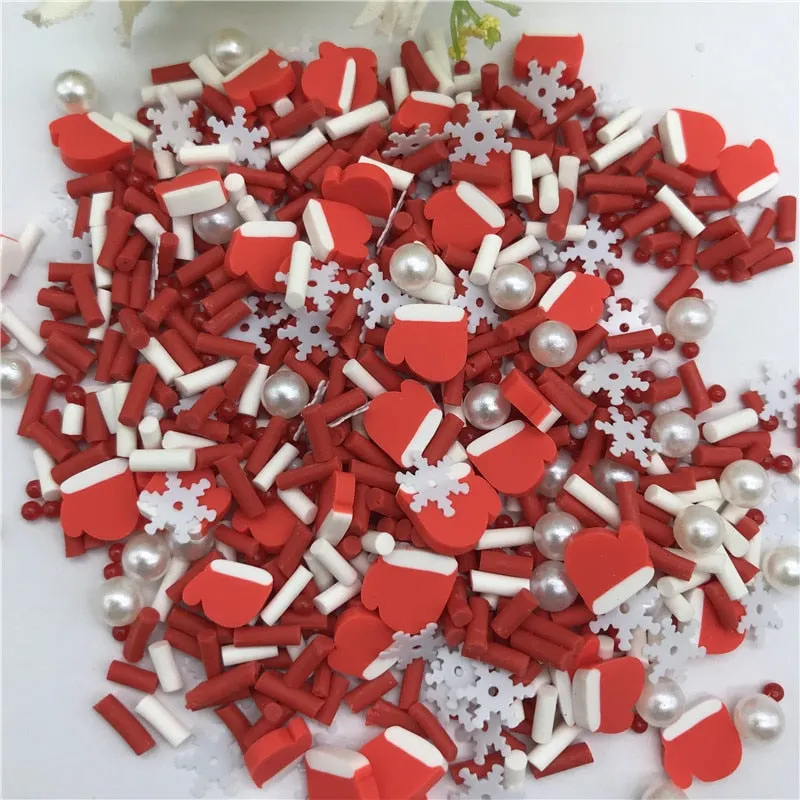 20g Halloween Penguin Snowflake Mix for Resin DIY Supplies Nails Art Polymer Soft Clay Accessories DIY Sequins scrapbook