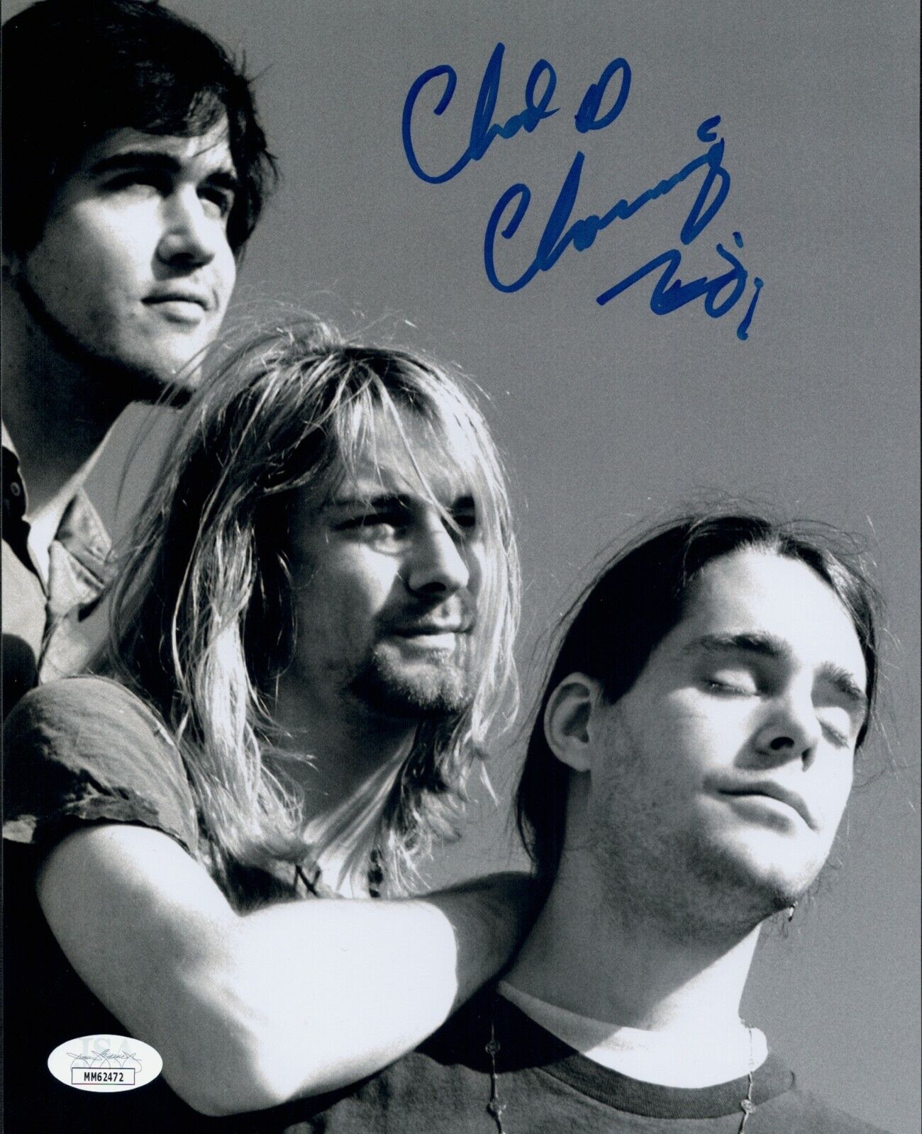 CHAD CHANNING Signed NIRVANA 8x10 Photo Poster painting IN PERSON Autograph JSA COA Cert