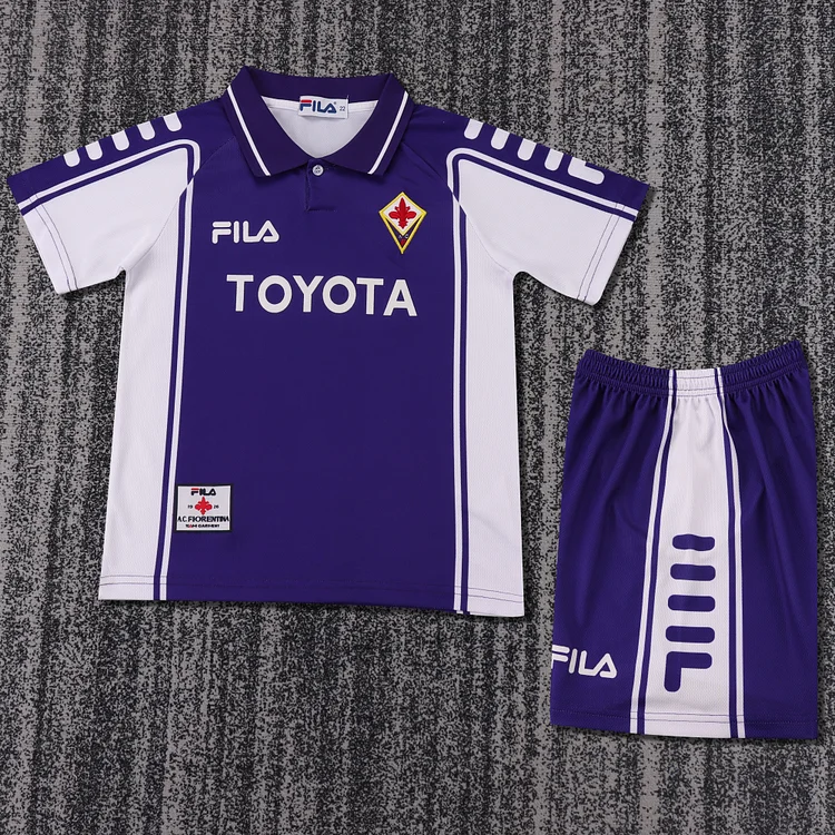 1999-00 Fiorentina Home Retro Shirt - Kids