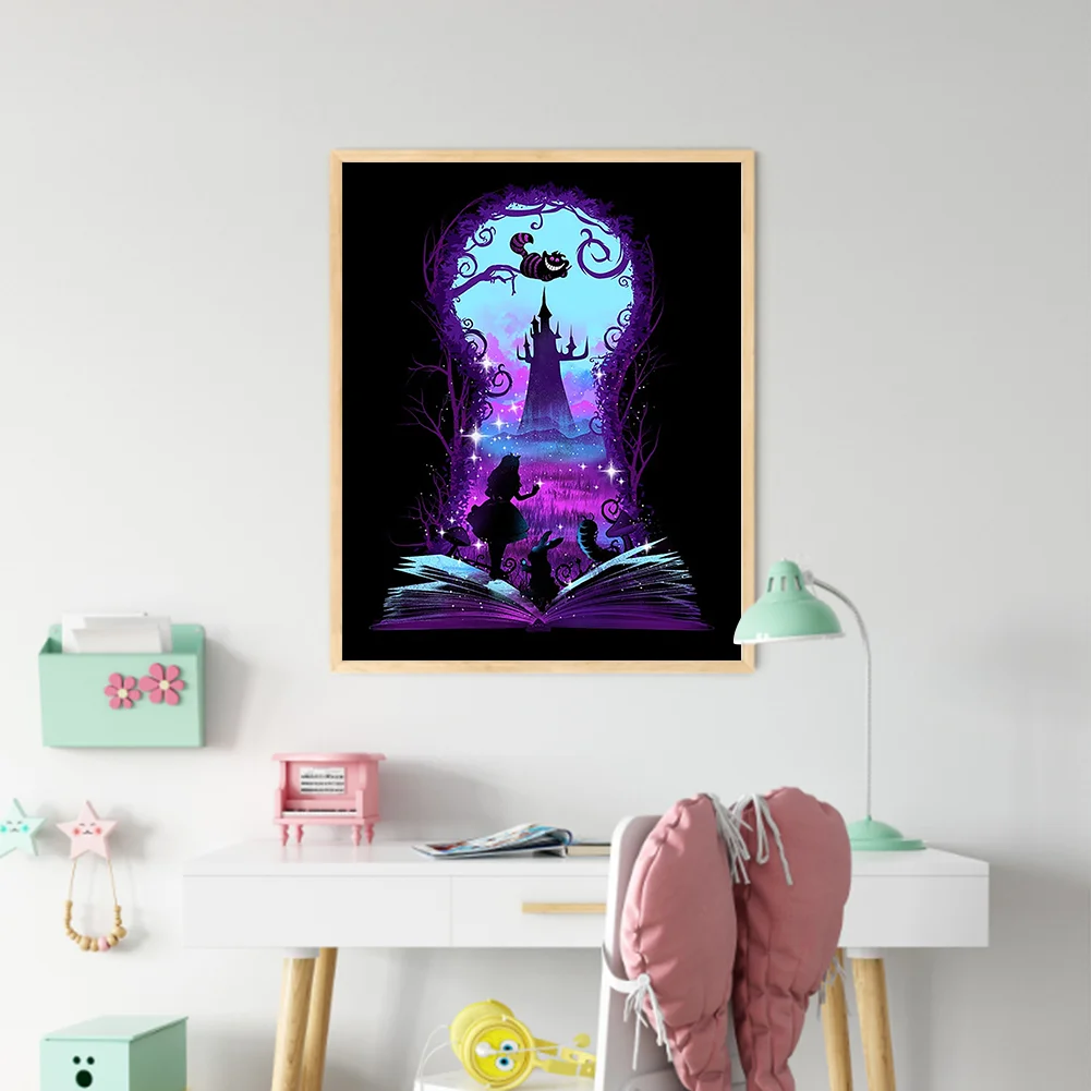 Full Printed Cross Stitch 11CT - Movie Silhouette(40*50cm)