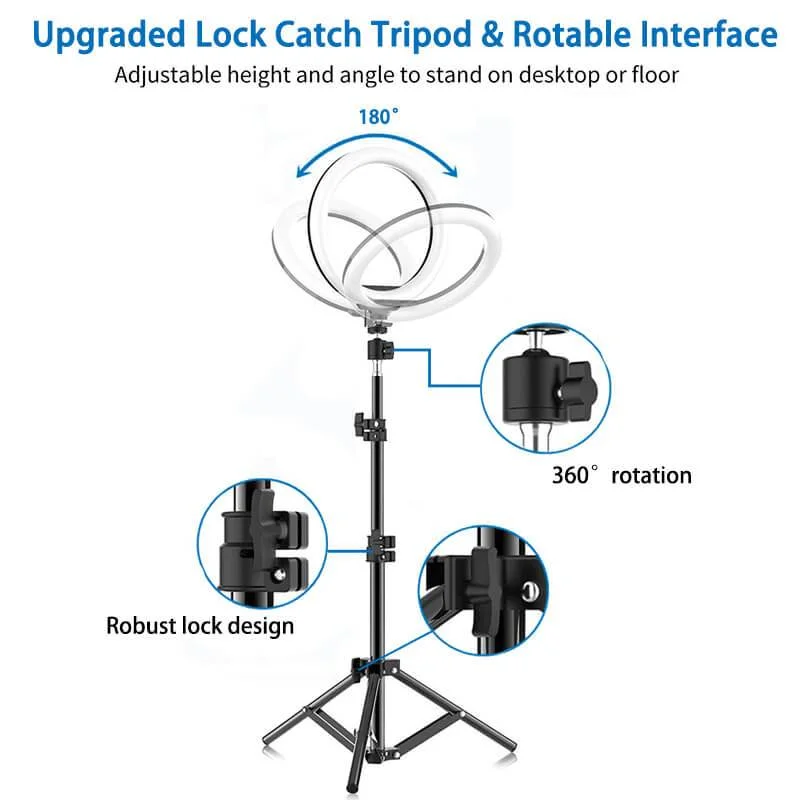 10“Professional LED Ring Light Kit