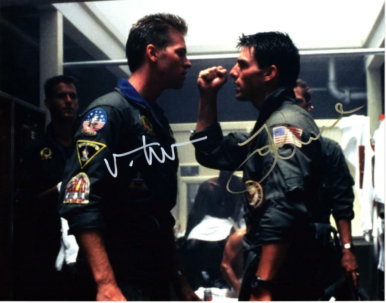 Val Kilmer Tom Cruise signed 11x14 Picture Photo Poster painting autographed includes COA