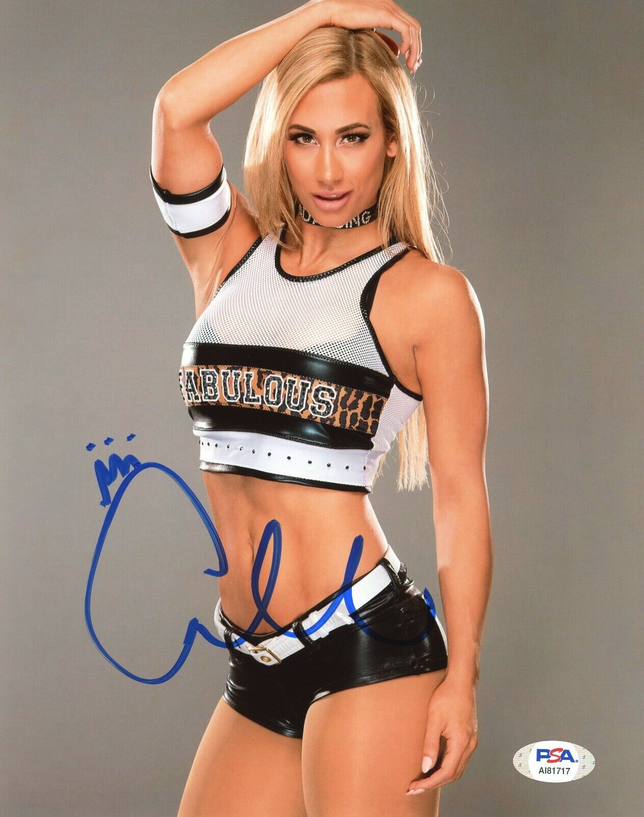 WWE CARMELLA HAND SIGNED AUTOGRAPHED 8X10 Photo Poster painting WITH PROOF AND PSA DNA COA 41