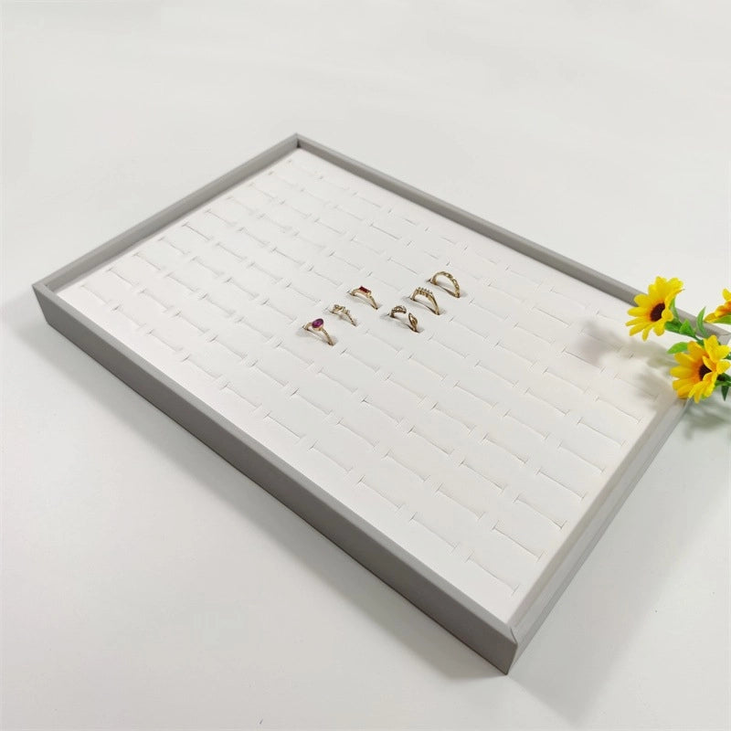 100 Ring Display Plate Large Capacity Stall For Pallets Earrings Display Plate Multiple Ring Storage Box