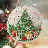 Christmas Decoration Tree 2D Flat DIY Diamond Painting Pendant 9.84x9.84in