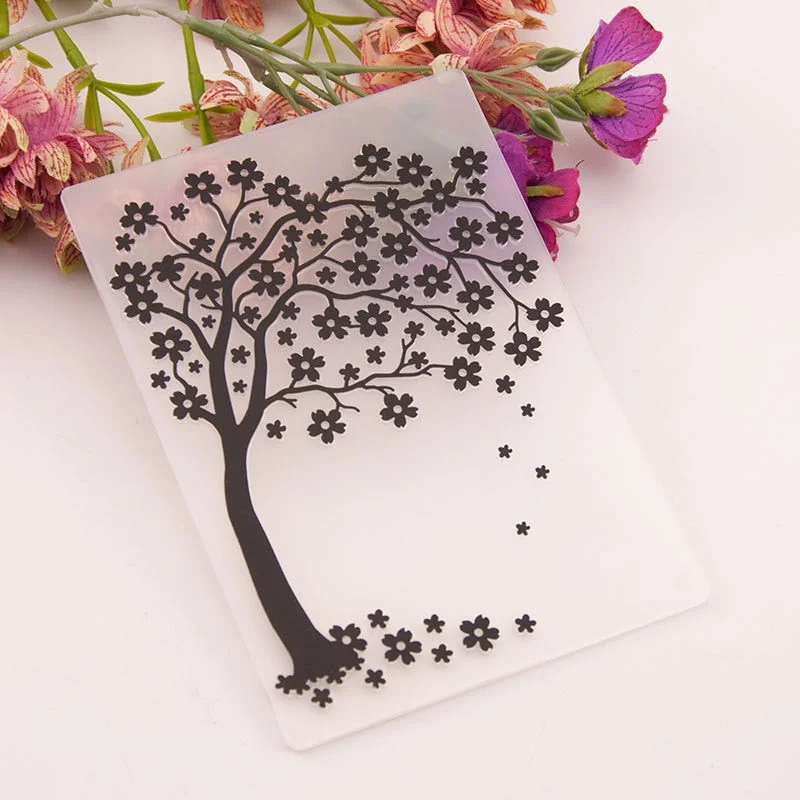 Trees print DIY Plastic Embossing Folders for DIY Scrapbooking Paper Craft/Card Making Decoration Supplies