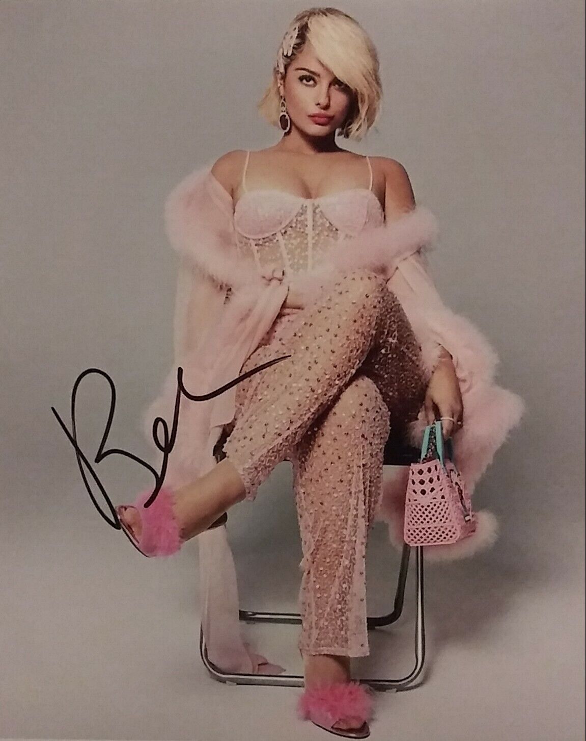 Bebe rexha signed 8 x 10