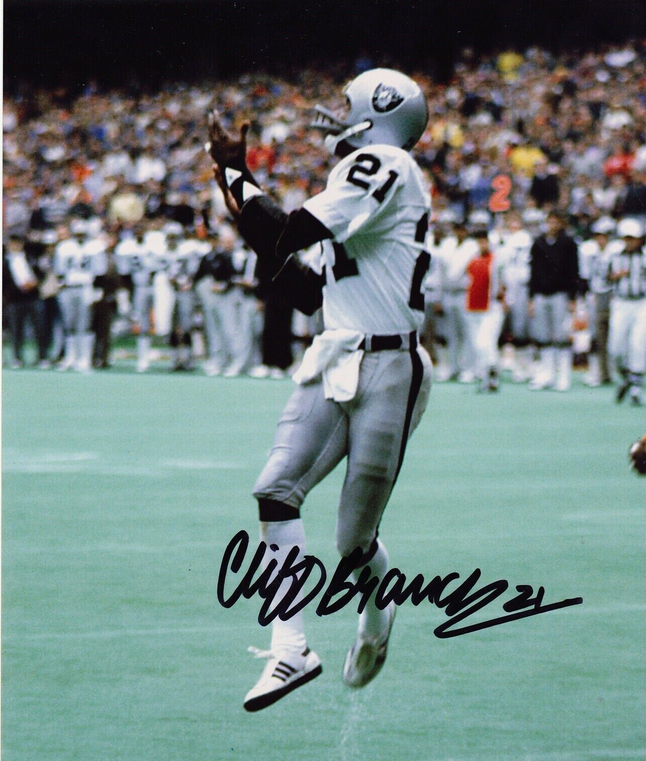 Cliff Branch Autographed Signed 8x10 Photo Poster painting ( Raiders ) REPRINT