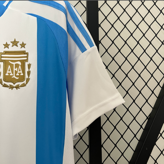 2024 Argentina Home With Champion Patch Soccer Jersey Thai Quality