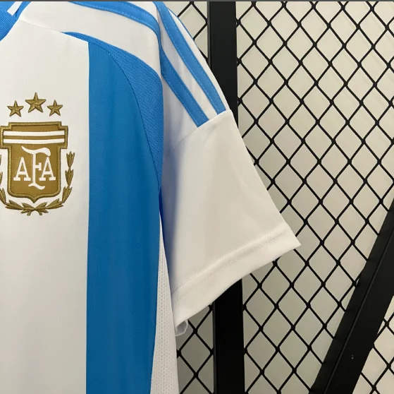 2024 Argentina Home With Champion Patch Soccer Jersey Thai Quality