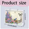 DIY 2027 Diamond Painting Calendar Art Kit Paper Desk Calendar Desktop Decoration Craft Kit