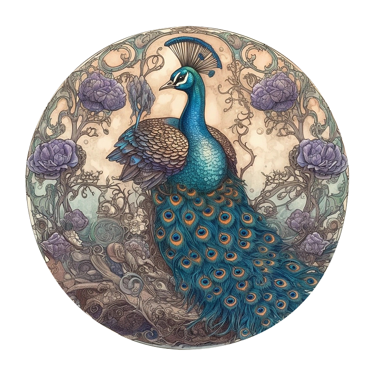 Ericpuzzle™ Peacock Wooden Jigsaw Puzzle