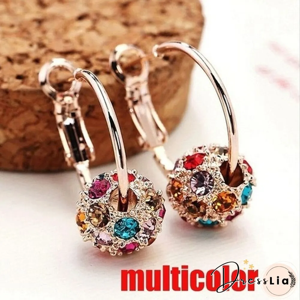 Fashion Womens Wedding Engagement Bridal Jewelry Birthday Gifts Sterling Silver 24K Gold