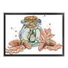 Totoro Bottle Partial Stamped Cross Stitch 14CT 2-Strand 33x26cm Backstitch