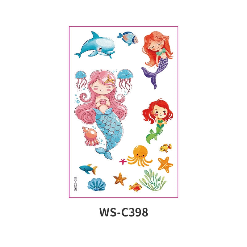 Mermaid Pet Tattoos & Body Art 1 Piece
