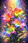 Luxury AB Velvet Diamond Painting Kit - Flowers