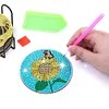8pcs Diamond Painting Drink Coasters Cup Coasters for Adults Kids