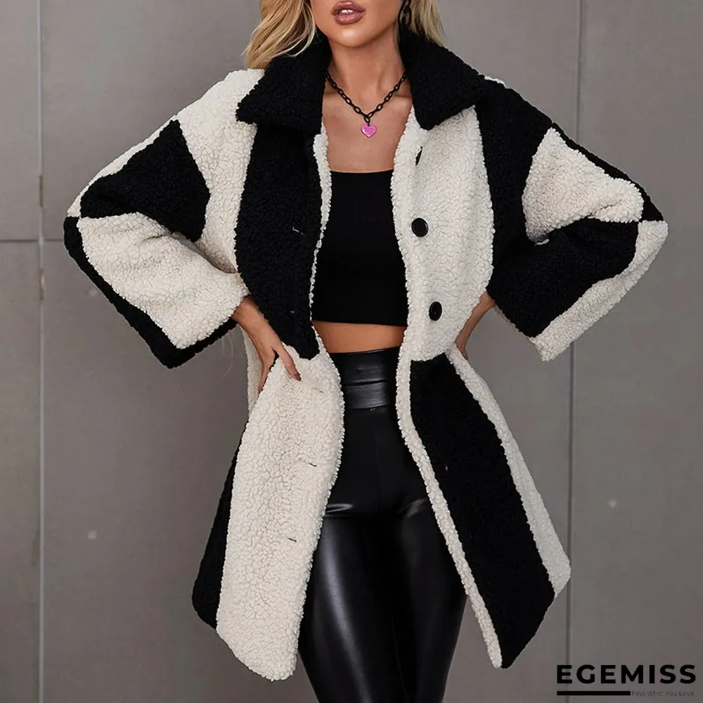 Medium and Long Autumn and Winter Lamb Cashmere Warm Coat for Women | EGEMISS