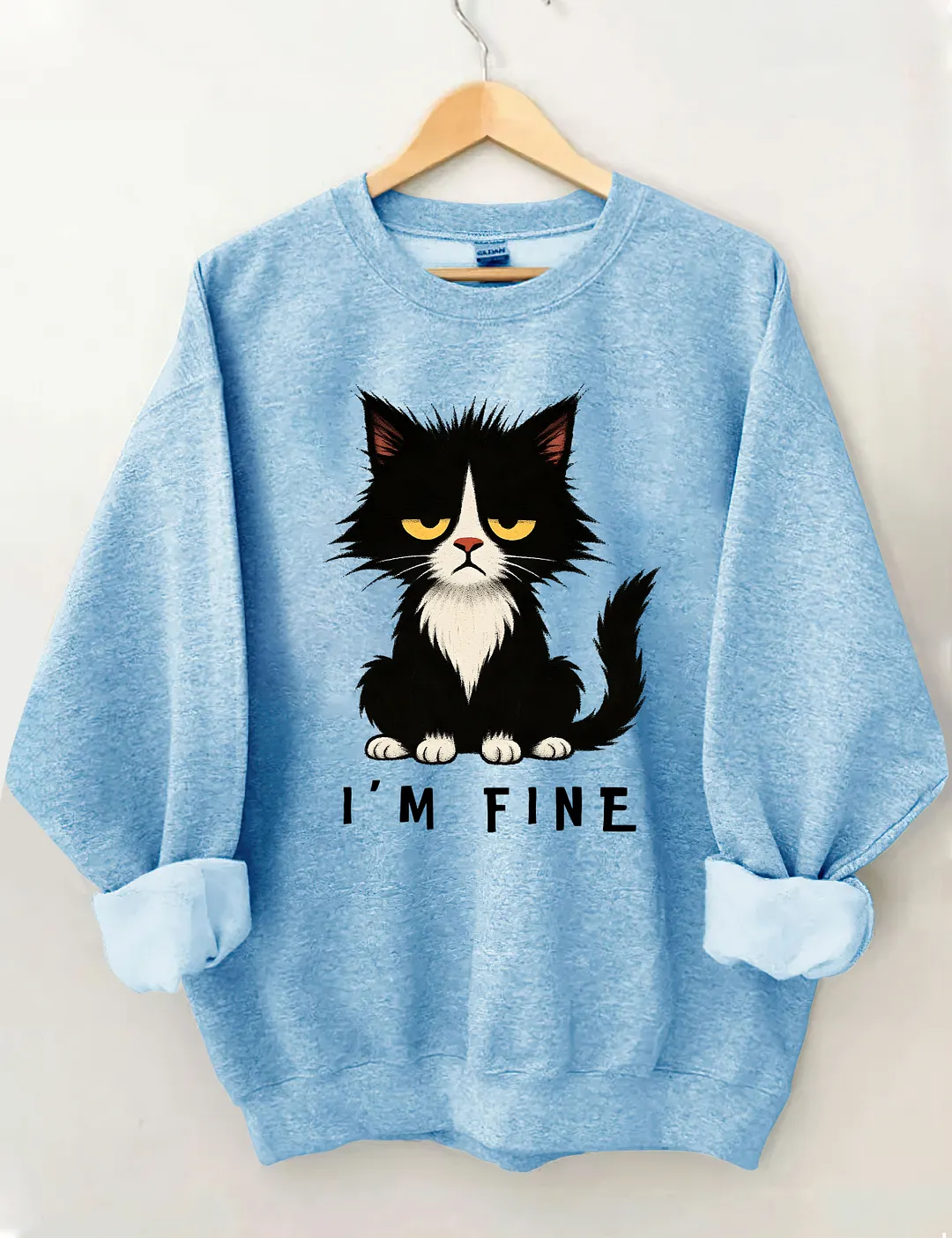 I'm Fine Cat Sweatshirt