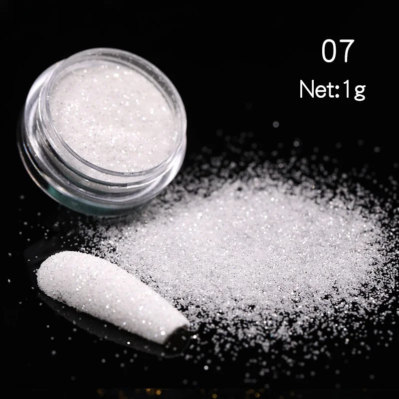 1 Box Sparkly Shinning Nail Sequins Glitter Orange iridescent Powder Flakies Paillette DIY Nail Art Decoration-Nail Inspo