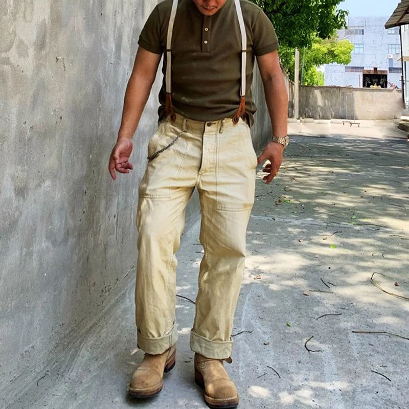1940 British straight-leg overalls