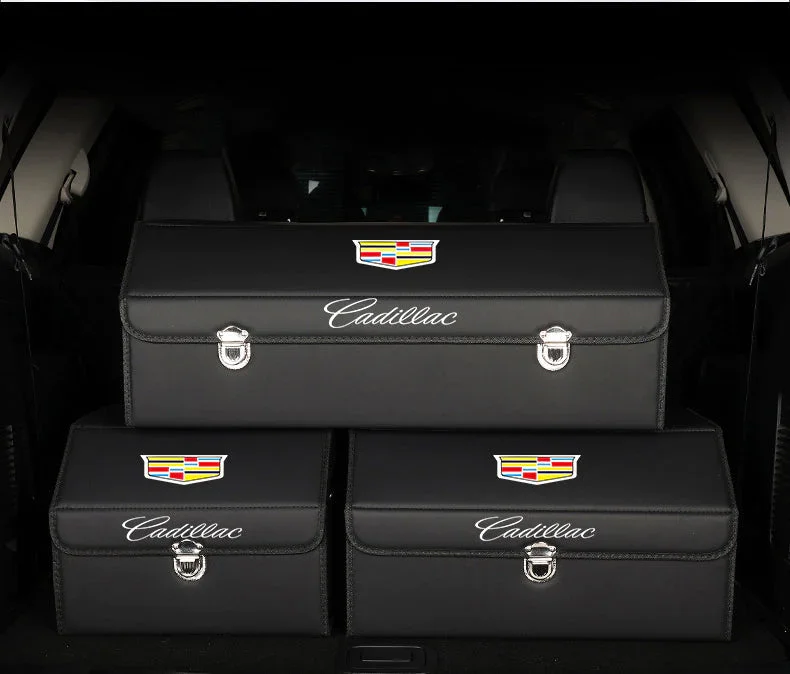 Car Trunk Leather Storage Box