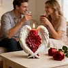 3D Angel Wing Flower Mould Silicone Wave Spiral Candle Mould Reusable Easy To Demold for Candles Soaps Crafts DIY Home Decor (Swirl Scroll)