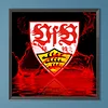 Wasser Fußball VfB Stuttgart - Rund Diamant Malerei - 40*40CM