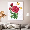 Flower - 9CT Partial Beaded Cross Stitch Kit(30x35cm)