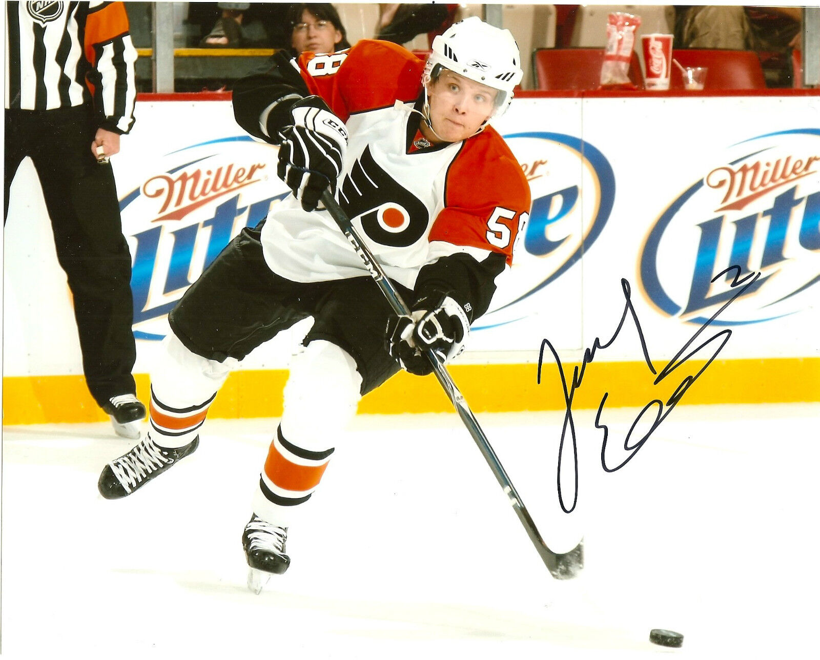 Philadelphia Flyers Joonas Lehtivuori Signed Autographed 8x10 Photo Poster painting COA