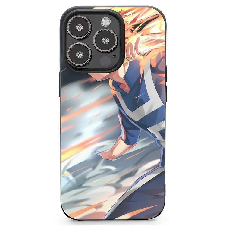 Shoto Todoroki Anime My Hero Academia Phone Case(43) Mobile Phone Shell IPhone 13 and iPhone14 Pro Max and IPhone 15 Plus Case - Heather Prints Shirts
