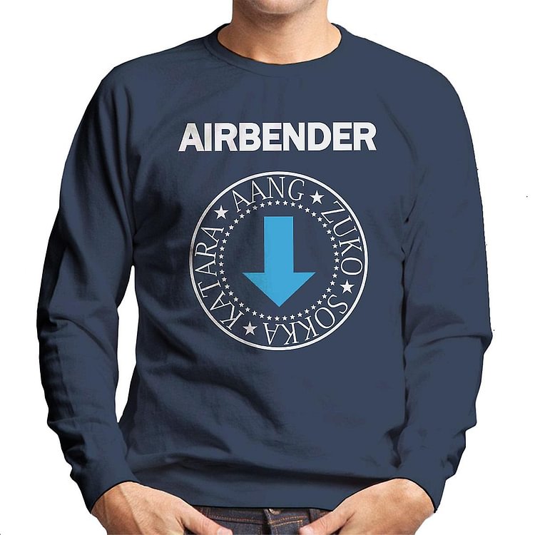 Avatar The Last Airbender Ramones Logo Men's Sweatshirt
