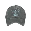 Washed Cotton Baseball Cap Vintage Golf Dad Hat Adjustable Trucker Hat Sun Hat