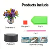 Acrylic Double Sided Butterfly Vase Diamond Painting LED Night Light Kit