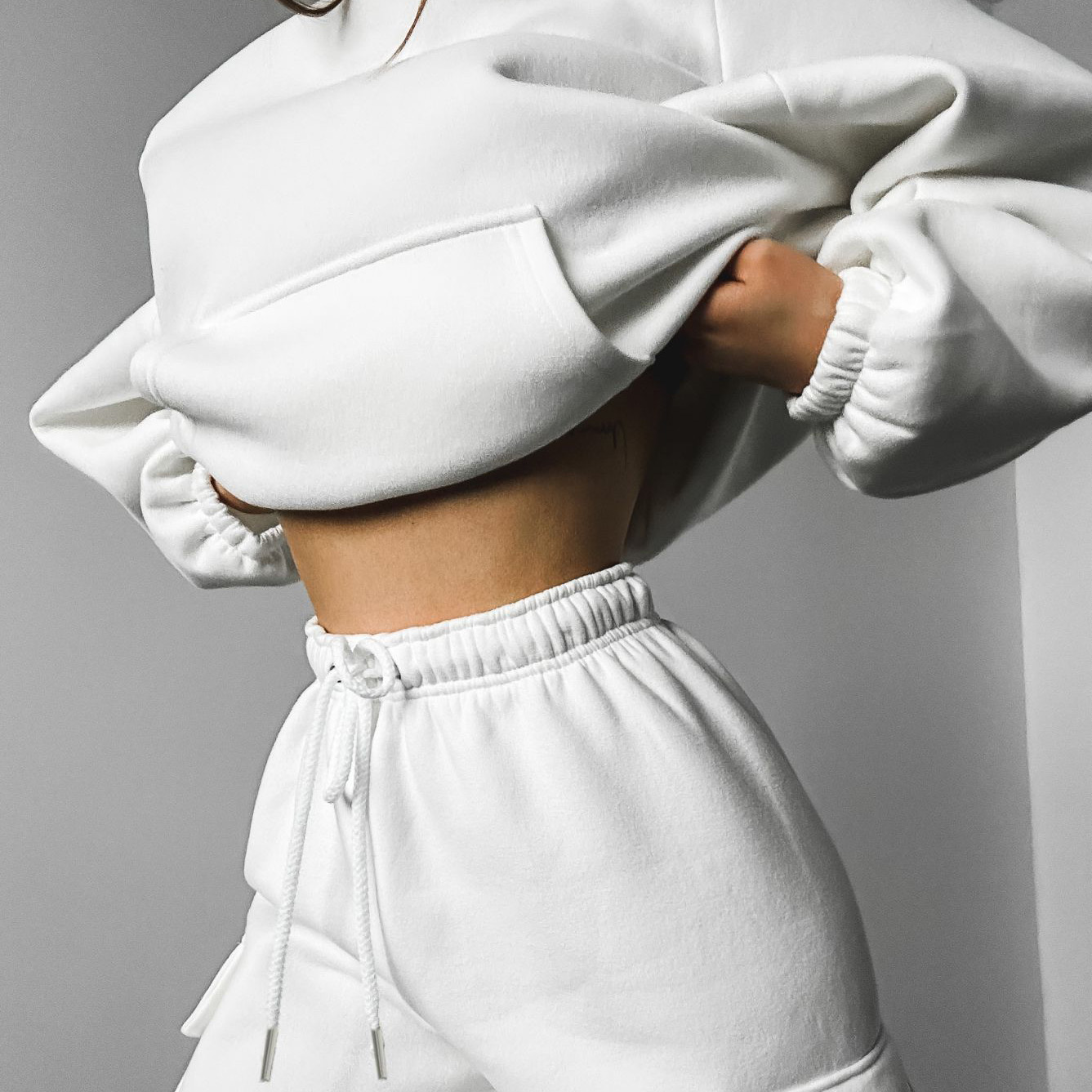 Women's Fashion Sports Casual Sweatshirt Set