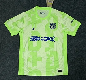 2024/2025 Barcelona Third Away Travis Scott Joint Edition Football Shirt 1:1 Thai Quality