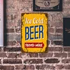Ice Cold Beer - Metal Tin Signs(8*12Inch/12*16Inch) - Bar