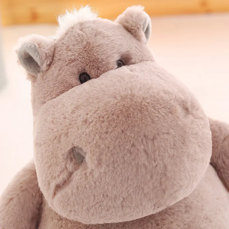 Hippo Plush Doll Soft Plush Animal Toy