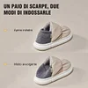 Gioiacombo&trade; Scarpe leggere antiscivolo per la casa e per l'esterno a doppio uso in inverno