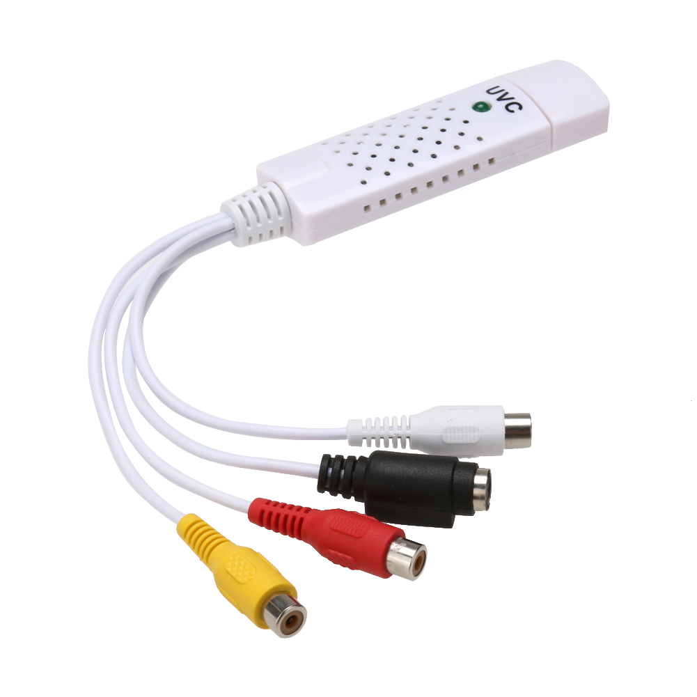 

USB 2.0 Converter Audio Video Capture Grabber Adapter for Win XP 7 8 10, 501 Original
